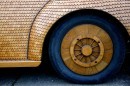 VW Beetle Covered in 50,000 Pieces of Oak