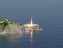 Nexus rocket in flight