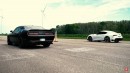 Dodge Challenger R/T 5.7 vs Toyota GR Supra on Sam CarLegion