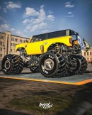 Ford Bronco Monster Jam World Finals XXI rendering by adry53customs