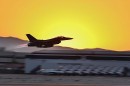 Aggressor Squadron F-16 Fighting Falcon taking off
