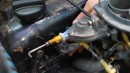 Brake fluid instead of accelerator cable