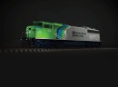 Freight Locomotive Rendering