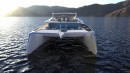 The Croellian 110 concept by Alexandre Thiriat is a hydrogen-powered cat with unlimited range, zero emissions