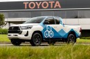 Hydrogen-powered Toyota Hilux
