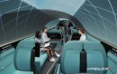Hyperloop capsule interior