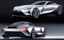 2025 Lexus LC rendering by tedoradze.giorgi