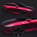Alfa Romeo Giulietta rendering by luiscardesign on car.design.trends