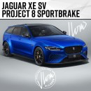 Jaguar XE SV Project 8 Sportbrake - Rendering