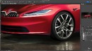 Tesla Model GT CGI EV transformation
