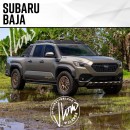 Subaru Baja rendering by jlord8
