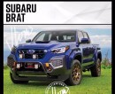 Subaru BRAT rendering by jlord8