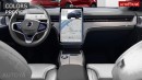 Volvo EX60 rendering by AutoYa Interior