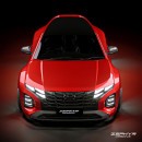 Hyundai Creta Zephyr Shooting Brake Concept rendering by zephyr_designz