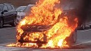 Hyundai on fire