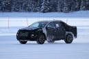 Hyundai Santa Cruz Pickup Spied Winter Testing Near Arctic Circle