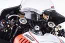 The magic Ducati buttons on Dovizioso's bike