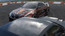 R36 Nissan GT-R NISMO and R34 Skyline rendering by Evrim Ozgun