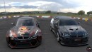 R36 Nissan GT-R NISMO and R34 Skyline rendering by Evrim Ozgun
