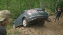 Off-Road Mazda 6 Going Down