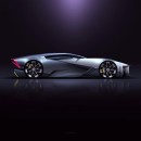 Bugatti GT rendering by taras_gorbachev on cardesignworld