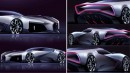 Bugatti GT rendering by taras_gorbachev on cardesignworld
