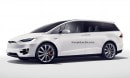 Tesla "minibus" rendering