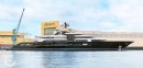 Crescent, a $600 million megayacht delivered by Lurssen in 2018