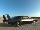 Mid-Engine SpeedKore 1969 Dodge Charger Daytona rendering by abimelecdesign