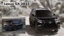 2024 Lexus GX 550 Black Line Edition CGI makeover by AutoYa