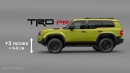 2025 Toyota Land Cruiser TRD Pro rendering by AutoYa