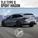 Acura TLX Type S Sport Wagon rendering by jlord8
