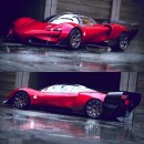 Alfa Romeo P7 supercar & Lancia EV Cyberpunk & Ferrari AI