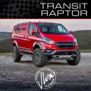 Ford Transit Raptor “Traptor” rendering by jlord8
