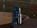 Angara rocket taking off from Vostochny Cosmodrome (animation)