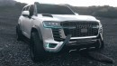 Toyota Land Cruiser GR Sport off-road SUV rendering by carmstyledesign