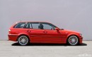 Imola Red BMW E46 Wagon M3