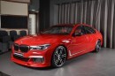 Imola Red BMW M760Li in Abu Dhabi Has Every Option