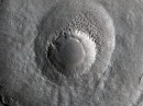 Deuteronilus Mensae crater
