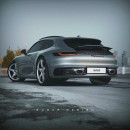 Porsche 911 Tourismo Shooting Brake rendering by sugardesign_1