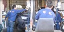 Impounded Lamborghini Murcielago dismantled in Taiwan
