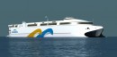 Buquebus Dual-Fuel Aluminum Ferry Catamaran