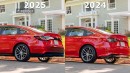 2025 Honda Civic Hybrid rendering by AutoYa
