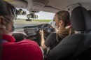 Young drivers behind the wheel