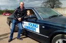 Quentin Willson with his daughter Mini and a Bentley Arnage
