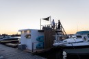 Eau Villa is a tiny house that floats, can be placed on a trailer, or on a regular foundation