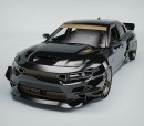 Dodge Charger slammed widebody rendering by razzdesignz