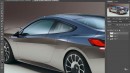 BMW Concept Skytop coupe rendering by Theottle