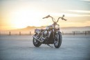 Indian Scout Outrider by Klock Werks has funny tall bars