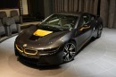 BMW i8 with yellow accents
